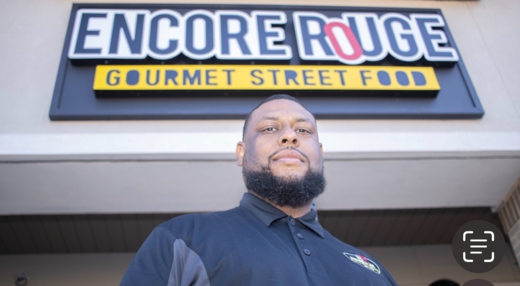 Antoinne Davis  owns Encore Rouge Gourmet Street Food Restaurant in downtown Birmingham. (Photo provided by Antoinne Davis) 